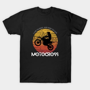 MOTOCROSS, wear your extreme sport T-Shirt